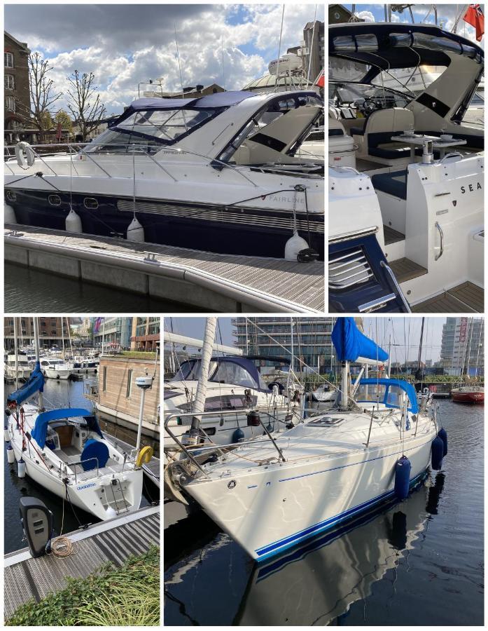 Entire Boat At St Katherine Docks 2 Available Select Using Room Options London Bagian luar foto
